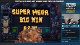 BIG WIN!!! Gem Rocks Big win - Casino Games - free spins (Online Casino)