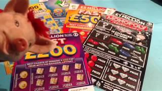 New 4 Million Big Uncle Scratchcard..Millionaire Monopoly..FAST 500 & 200..Lucky Lines..