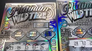 Scratching off TWO $10 Tickets from Michigan
