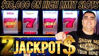 $10,000 On High Limit Slot Machines & 2 Handpay Jackpots | Live Slot Play In Las Vegas At The Cosmo