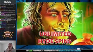 BIG WIN on Dr. Jekyll Goes Wild Slot - BIG BET