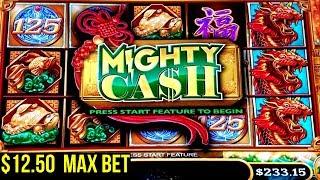 $500 •Double or Nothing• Mighty Cash Slot Machine $12.50 MAX BET Bonus ! LIVE SLOT PLAY | LAS VEGAS