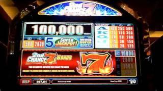 2nd Chance Sevens bonus slot machine win