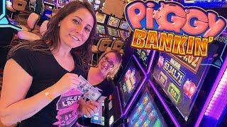 •$100 SLOT PLAY ON PIGGY BANKIN' •Slot Ladies •Lock It Link!