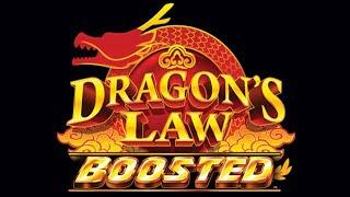 BIG WIN on DRAGON'S LAW BOOSTED SLOT MACHINE POKIE + DRAGON'S LAW RAPID FEVER SLOT MACHINE BONUSES