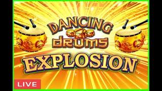 2 JACKPOTS LIVE! •Dancing Drums Explosion! •