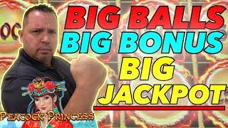 DRAGON LINK BIG BALLS BIG BONUS BIG JACKPOT!  INSANE FREAKY WIN!