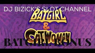 Catwoman & Batgirl Slot Machine ~ WHEEL SPIN ~ BATGIRL PICKING BONUS! • DJ BIZICK'S SLOT CHANNEL