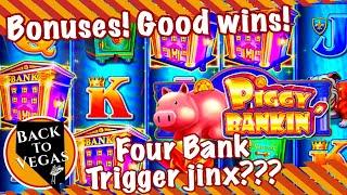 • Piggy Bankin’ Slot Machine Bonus Wins and the dreaded Four Bank Trigger??