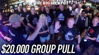 WOW! •$20,000 GROUP PULL • EXCITING NIGHT #1 •The Atlantis Casino • Reno, NV with The Big Jackpot