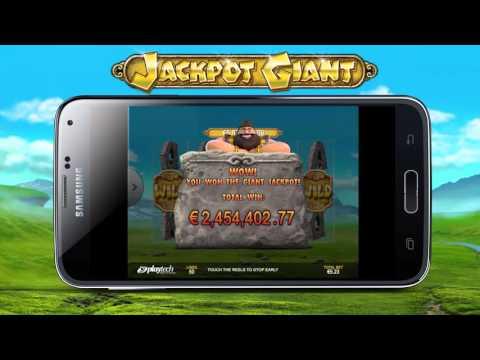 Jackpot Giant €5,890,641.69 Progressive Jackpot Mobile Win!!