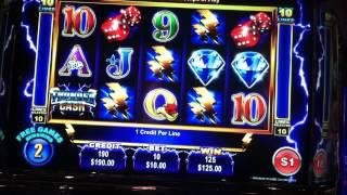 High Limit Slot Machine Bonus - Thunder Cash - Ainsworth