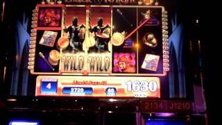 Slot bonus win on Black Knight at Sands Casino
