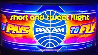 Pan Am It Pays to Fly - very short session - linehit - 5c denom - Slot Machine Bonus