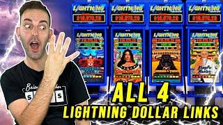 ⋆ Slots ⋆I Played ALL FOUR Lightning Dollar Link slots & it went like...
