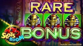 RARE BONUS on PHARAOH'S FORTUNE + ReTrigger !!! 5c •IGT Video Slot