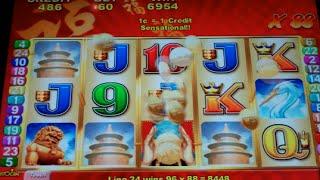 Lucky 88 Slot Machine Bonus - 4 Free Games with 88x Wild Multiplier - HUGE WIN (#3)