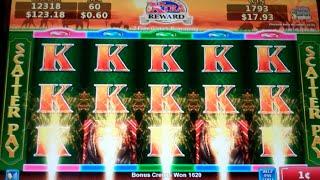 African Beauty Slot Machine Bonus - 8 Free Games with Matching Reels + Scatter Pay - Nice Win