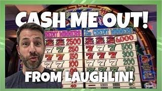 CASH ME OUT from LAUGHLIN! 5 Slot machines at Aquarius Casino!