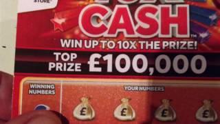 Wow!..Wins Everywhere...24 pounds Worth of 10x CASH Scratchcards From 4 Different Shops(It Works)