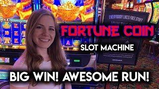 NEW Fortune Coin Slot Machine! BIG WIN!!