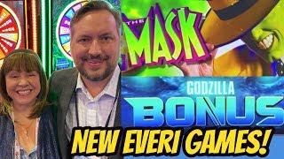 NEW GAMES! THE MASK-GODZILLA-PRESS YOUR LUCK-G2E