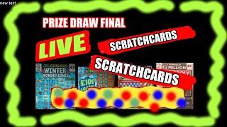 SCRATCHCARDS       ........SCRATCHCARD PRIZE DRAW.....GIVE AWAYS...OVER 10 PRIZES TO GO....."LIVE"..