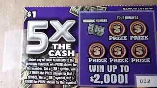 5X the Cash - Illinois Instant Lottery Ticket