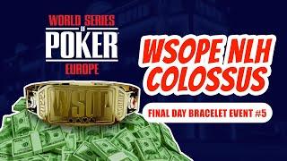 NLH Colossus | Final Day | Lubos Laska wins €180,000 #WSOPE