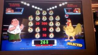 Family Guy Slot Machine - Chicken Fight Bonus