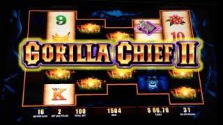 GORILLA CHIEF II | WMS - 59 Free Spins Slot Machine Bonus