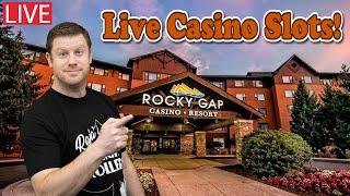Live Slot Play from Rocky Gap Casino Golf Resort in Maryland!