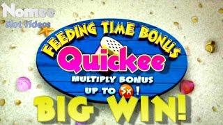 GoldFish 3 Slot Machine - Feeding Time Bonus - Big Win