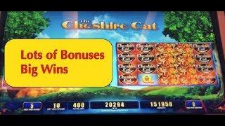 Winning on Cheshire Cat and Monty Python Slot Machines