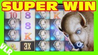 Double Buffalo Spirit - MAX BET SUPER BIG WIN - Slot Machine Bonus