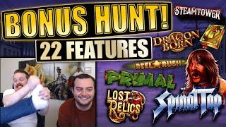 SEK 35k (€3,500) Bonus Hunt #10, Results from 22 features