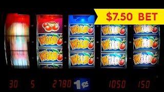 Cherry Red Slot - $7.50 Max Bet - BIG WIN BONUS!