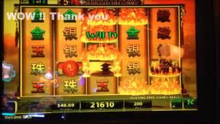 •Fire Pearl Slot machine (IGT)•BONUS BIG WIN•$2.00 Bet/ First Attempt !