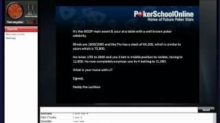 PokerSchoolOnline Live Training Video: "The Mailbag March 2012" (04/03/20120 TheLangolier