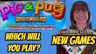 NEW GAMES PIG & PUG & DIAMOND-IZER-BONUSES