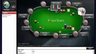 PokerSchoolOnline Live Training Video:"$4.40 180-man replay Part 1 "19honu62 (10/13/2011)