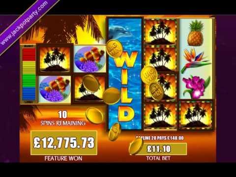 £23,941.96 MEGA BIG WIN (2156 X STAKE) FORTUNES OF THE CARRIBEAN™ BIG WIN SLOTS AT JACKPOT PARTY