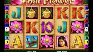 Thai Flower online slot free spins feature (Double!)