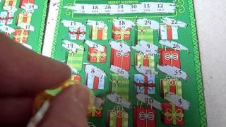 Merry Millionaire - Playing 30 tickets - 10 days of winning tickets - video # 3