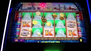 Aristocrat - Hero's Fortune Slot Machine Bonus - Line Hit