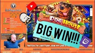 Big Win From The Dog House Slot!!