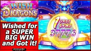 Wish Dragons Slot - Super Big Win!! 3 Bonuses with Wish Fountain Feature