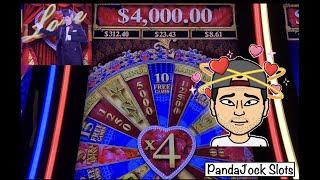 ⋆ Slots ⋆️Spinning the Love Wheel for a big win and turning freeplay into cash! Can Can and Golden C