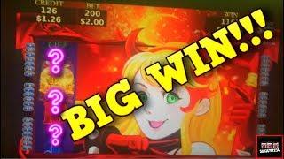 BIG WIN!!! LIVE PLAY on Pretty Devil Slot Machine