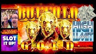 BUFFALO GOLD SLOT•WINNING IN THE HIGH LIMIT ROOM• FOUR WINDS CASINO!